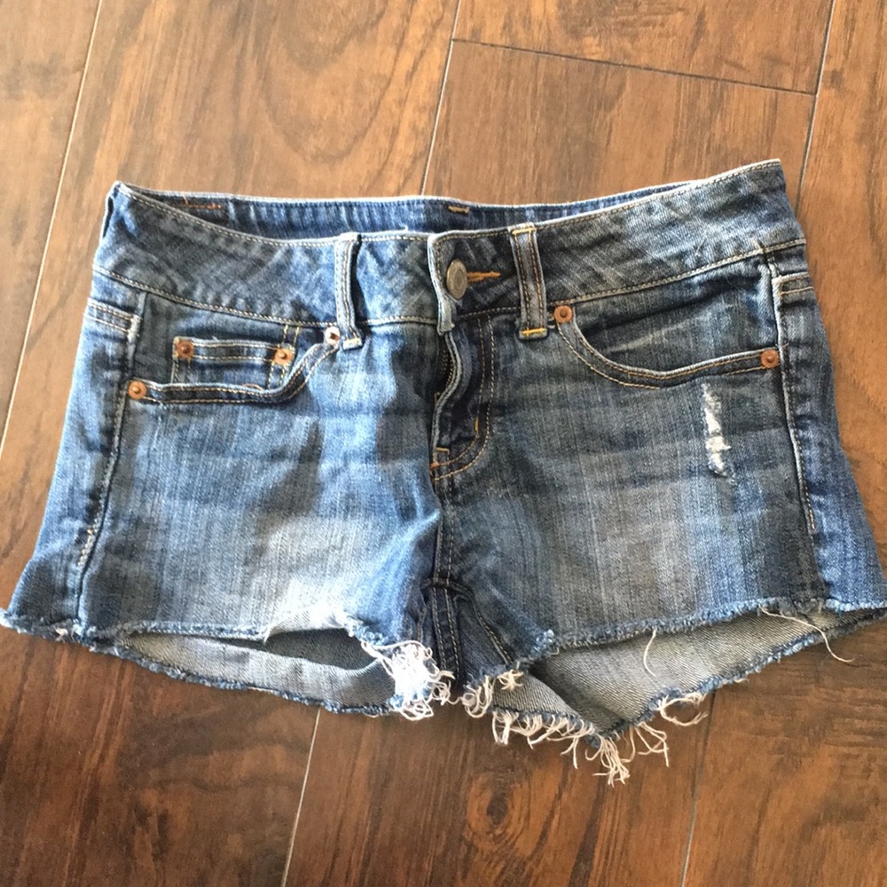 American Eagle Distressed Denim Shorts